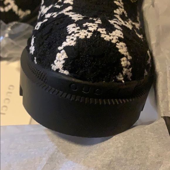 SOLd ! Gucci trip tweed boots 38.5 new - Picture 6 of 16